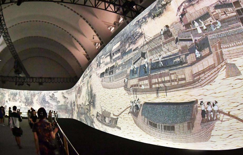 2023年“会动的”《清明上河图》全国巡展沈阳站_上海世博会 清明上河图_辽宁工业展览馆《清明上河图》展览