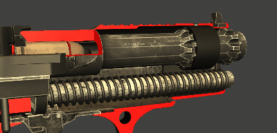 GSh-18枪管旋转闭锁原理_谢尔久科夫手枪_GSh-18手枪设计特点