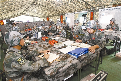 南京军区民兵预备役高炮竞赛考核_新型防空作战指挥系统实战演练_加入深圳预备役高炮团