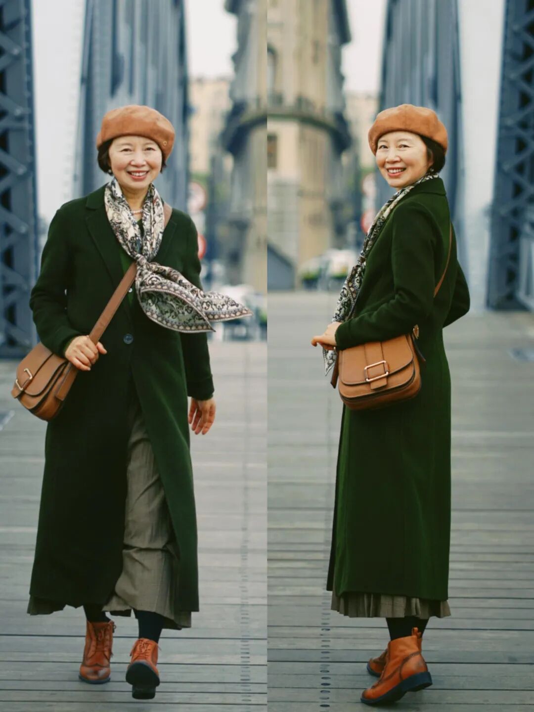 春季大衣穿搭_阔腿裤搭配大衣_冬季红色大衣搭配图片