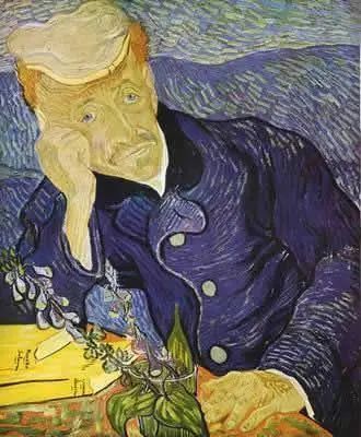 梵高 加歇医生_后印象派画家文森特·梵高_凡高作品《加歇医生像》