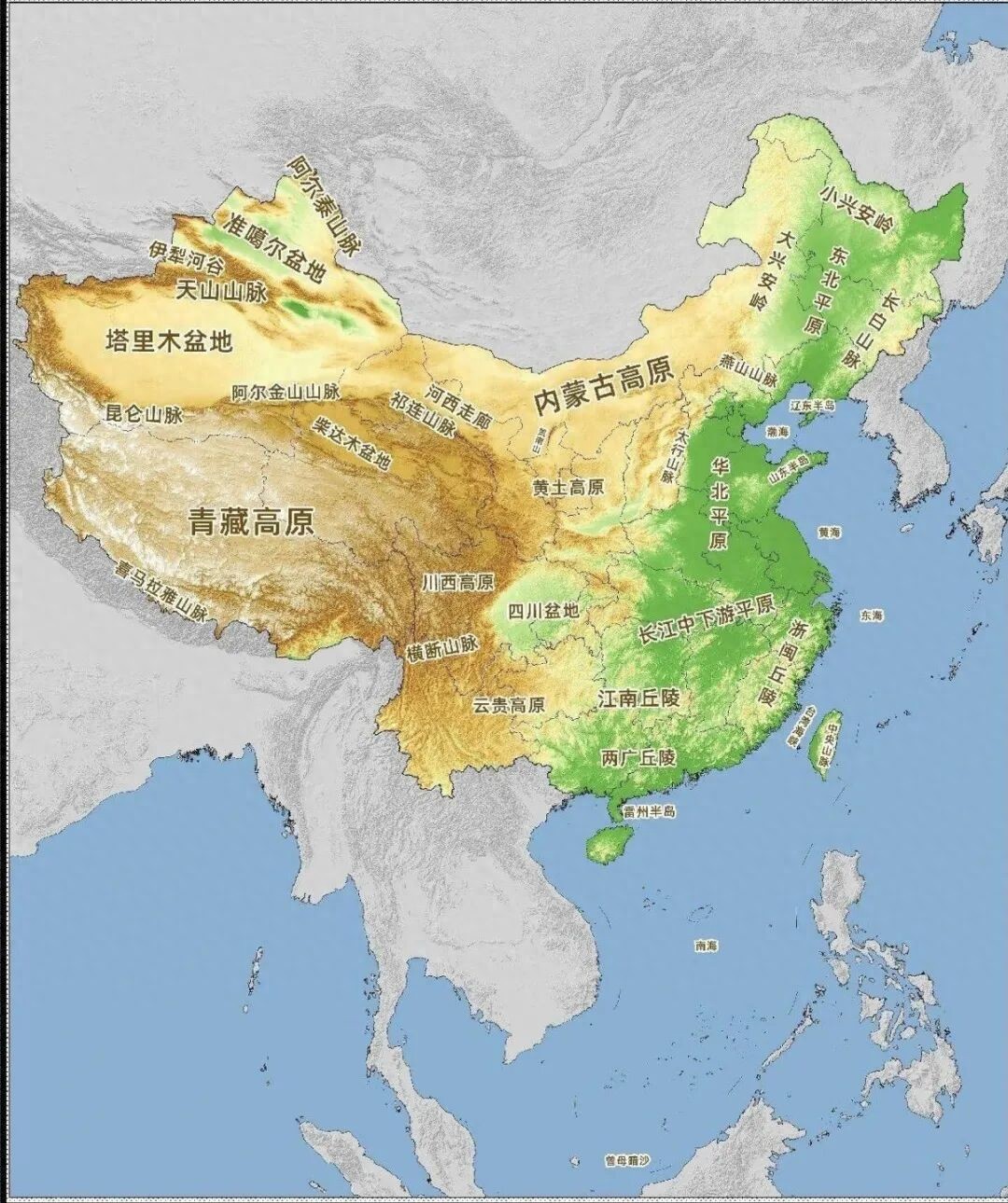 地势特征对河流的影响_中国地形分布_四大高原地理特征