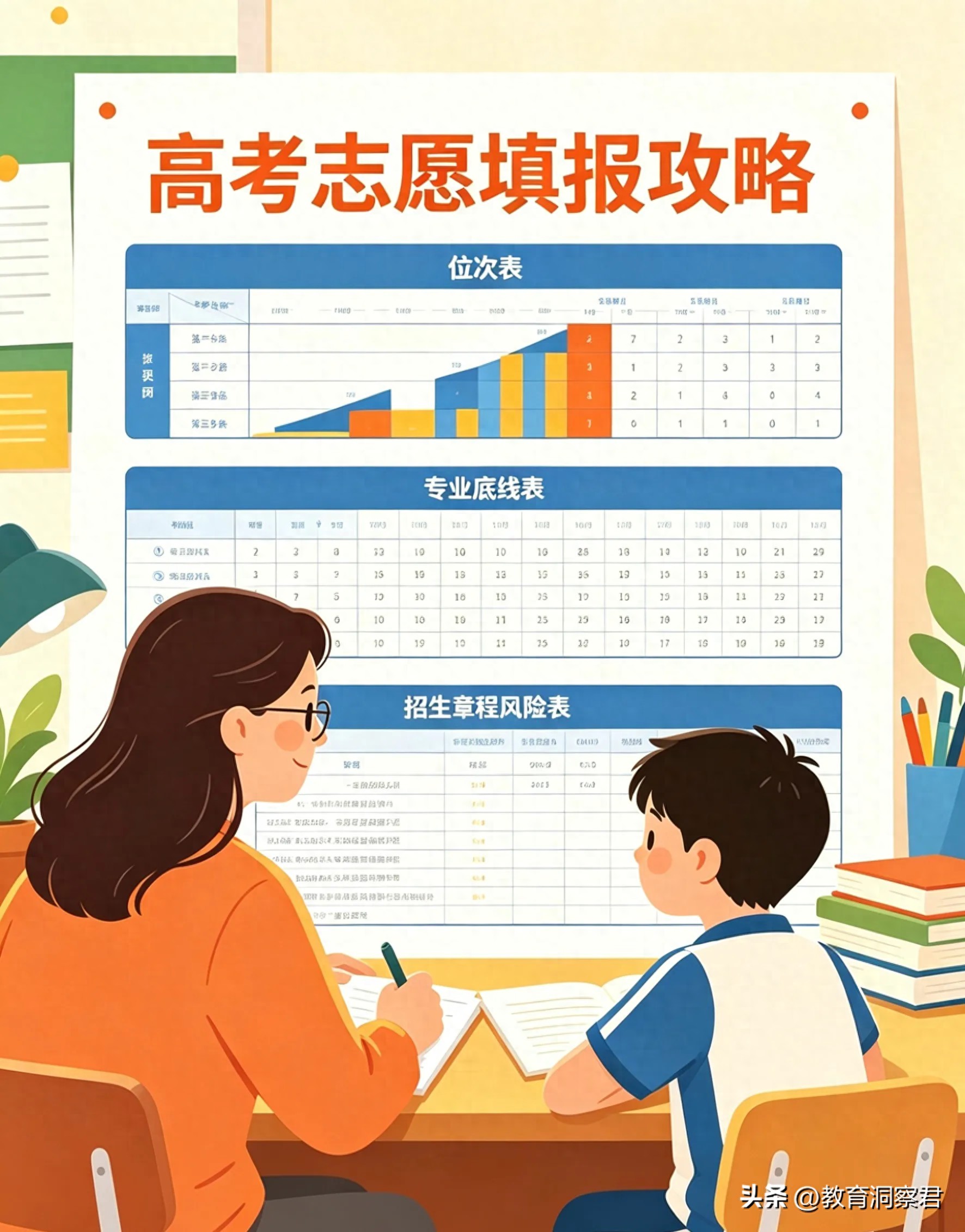 位次表专业表招生章程表_高考考试报名登记表_高考志愿填报