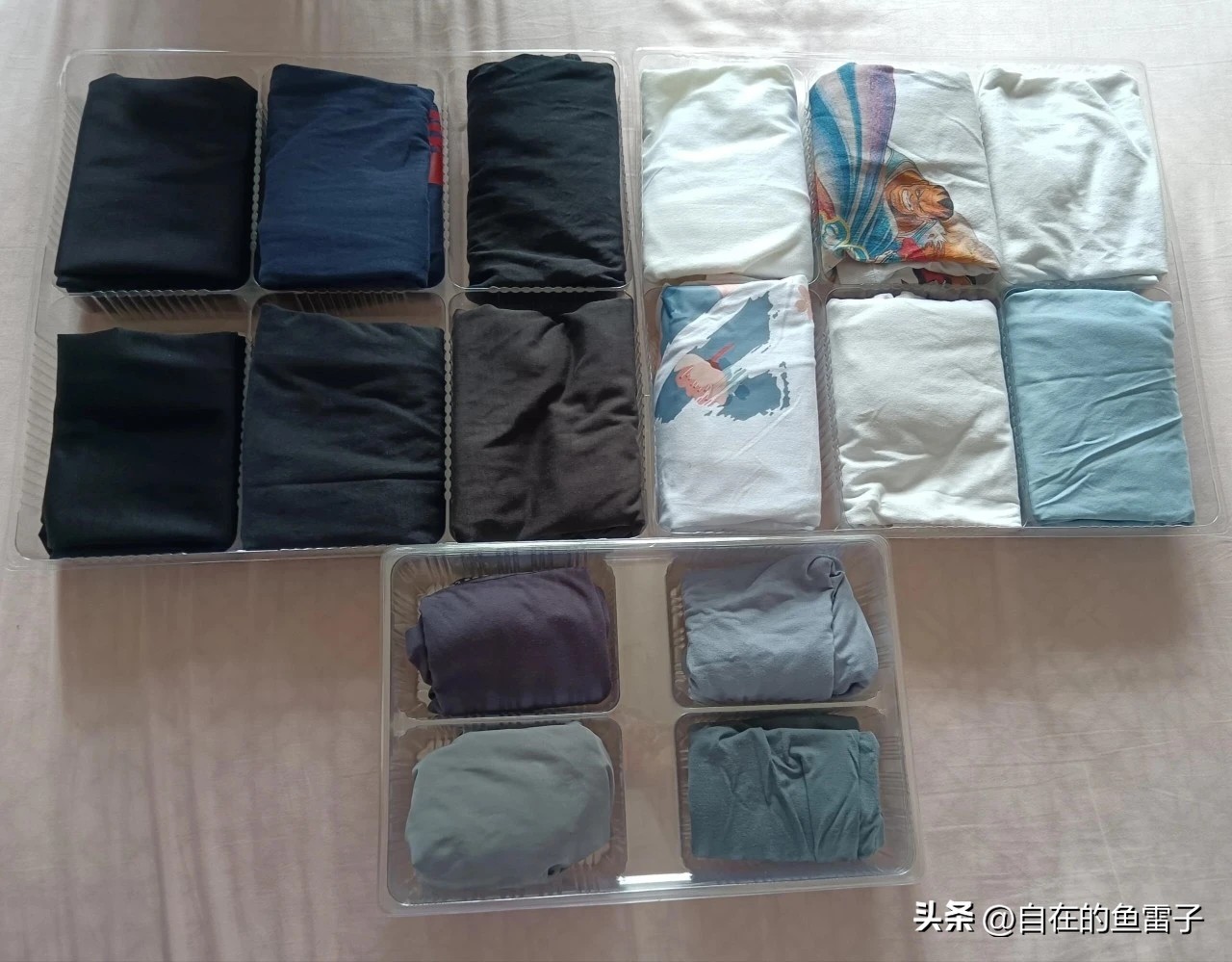 自制收纳鞋子好方法图片_旧T恤二次利用_废旧塑料瓶收纳