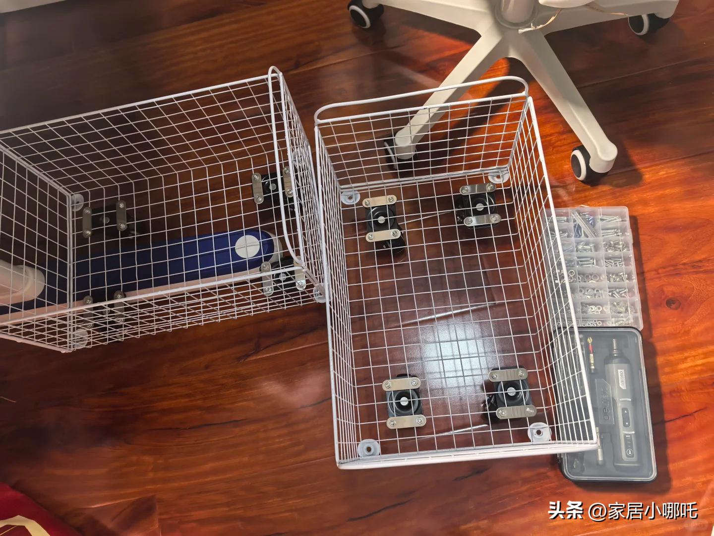 网格片DIY收纳_网格片自制晾晒网_自制收纳鞋子好方法图片