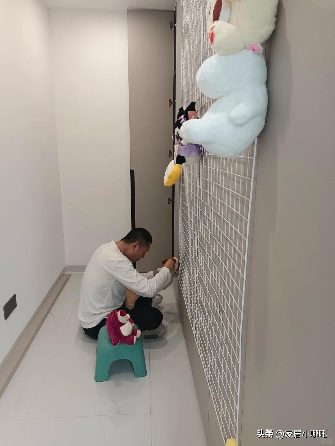 网格片DIY收纳_自制收纳鞋子好方法图片_网格片自制晾晒网