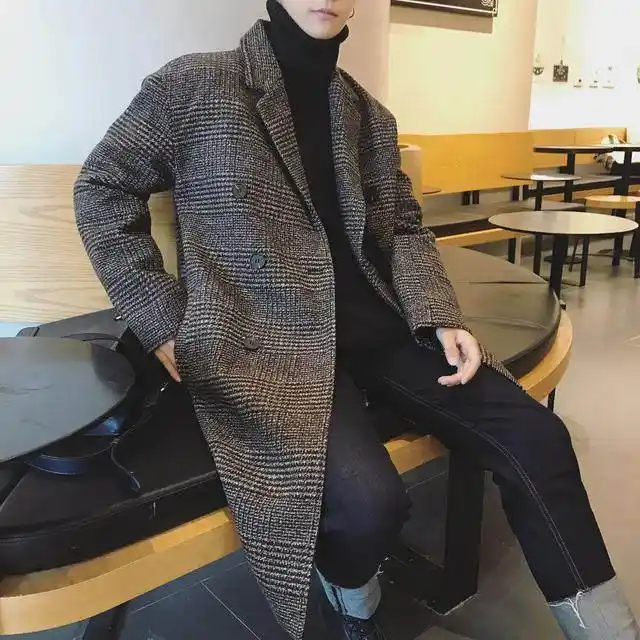 男士加厚休闲百搭衬衣_中年加棉外套夹克新款男装_今年男人流行什么样的外套衣服