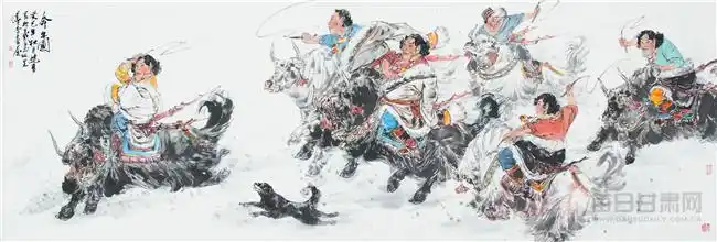 王骁勇中国画创作_王骁勇工笔人物画_工笔画线描人物画谱
