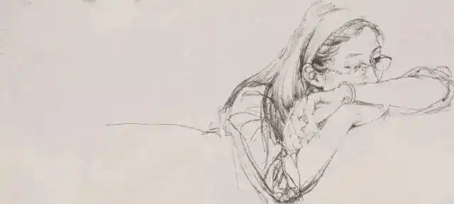 工笔画线描人物画谱_何家英艺术成就_何家英工笔画