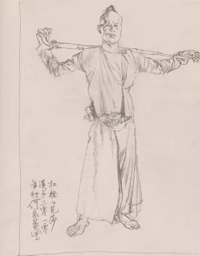 工笔画线描人物画谱_何家英艺术成就_何家英工笔画