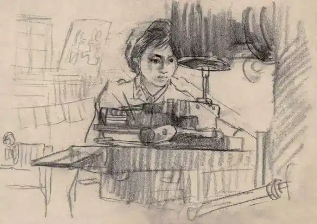何家英艺术成就_工笔画线描人物画谱_何家英工笔画