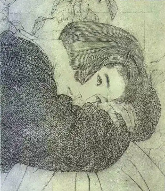 何家英艺术成就_工笔画线描人物画谱_何家英工笔画