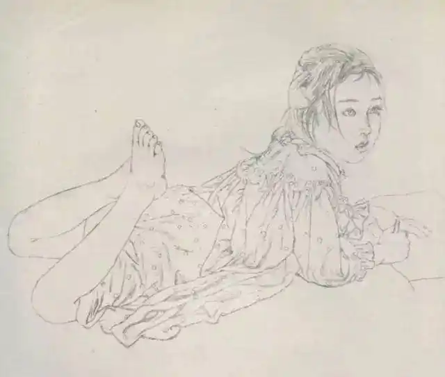 何家英工笔画_工笔画线描人物画谱_何家英艺术成就