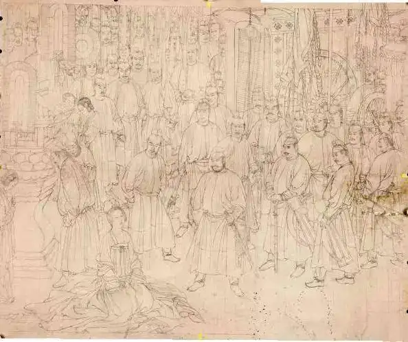 何家英艺术成就_何家英工笔画_工笔画线描人物画谱