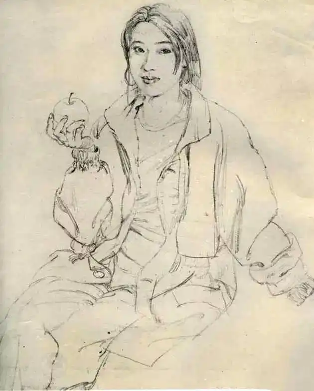 何家英艺术成就_何家英工笔画_工笔画线描人物画谱