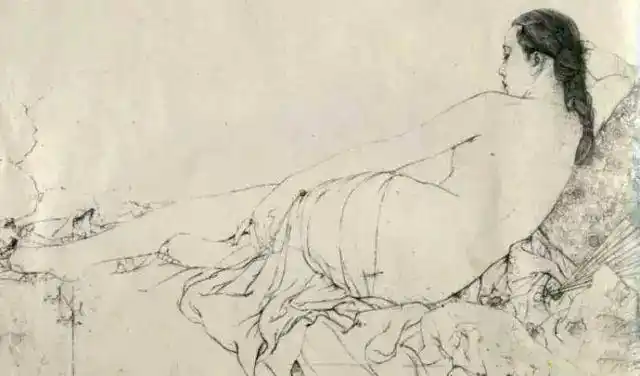 何家英工笔画_工笔画线描人物画谱_何家英艺术成就
