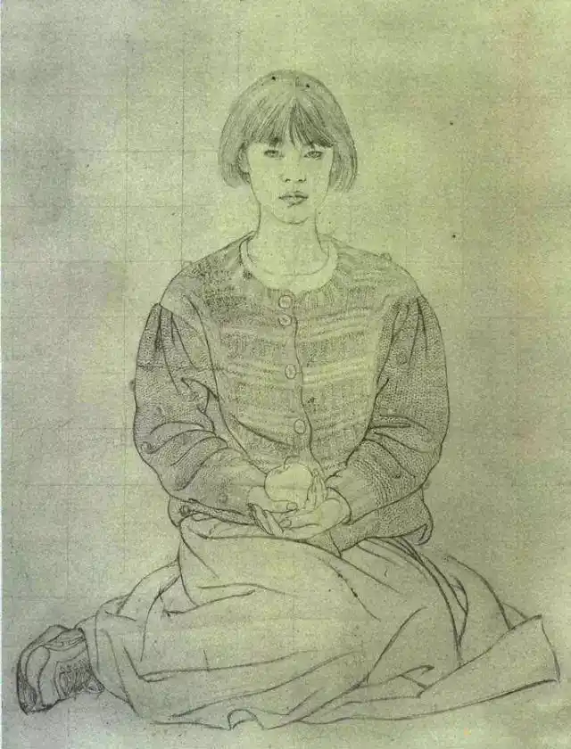 工笔画线描人物画谱_何家英艺术成就_何家英工笔画
