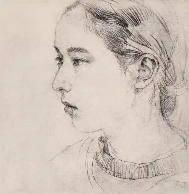 何家英艺术成就_工笔画线描人物画谱_何家英工笔画