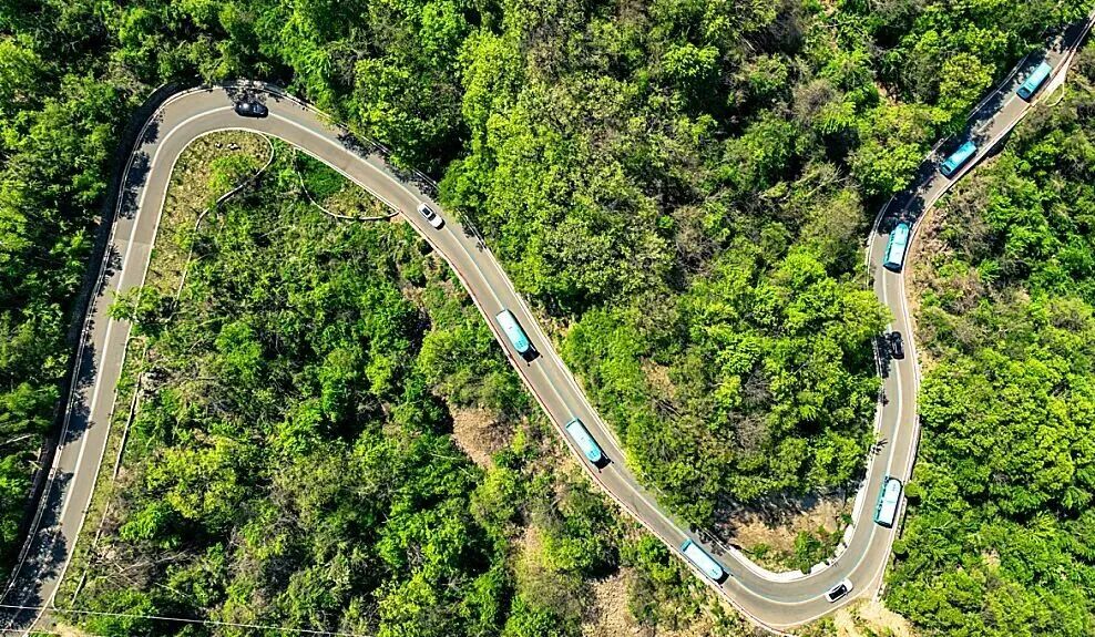栾川北部公路风景走廊_洛阳周边特色公路_栾川县旅游地图